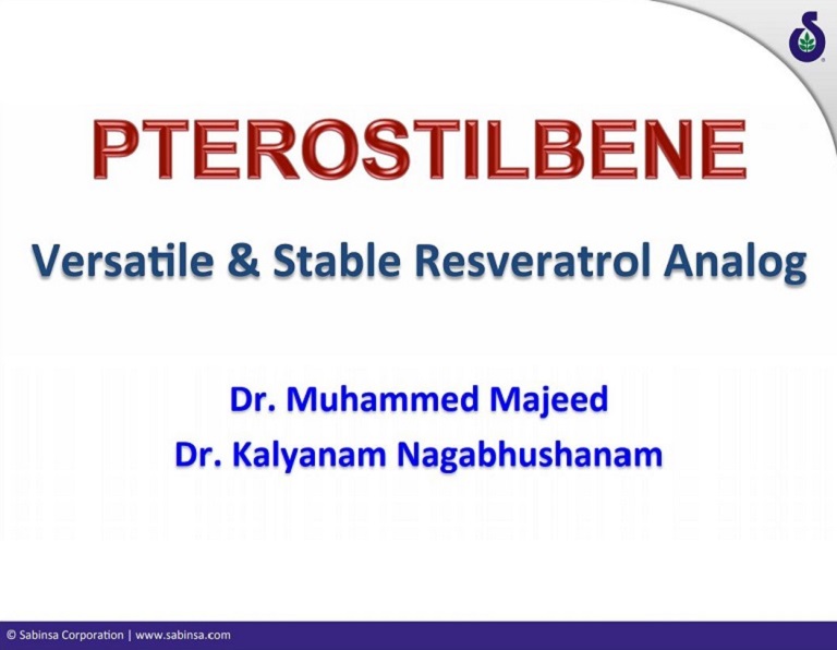 Pterostilbene – Versatile & Stable Resveratrol Analog
